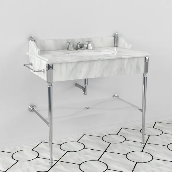 bathroom - Washbasin madison 07 3D Model