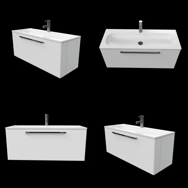 bathroom - Washbasin Ravak Ring 3D Model