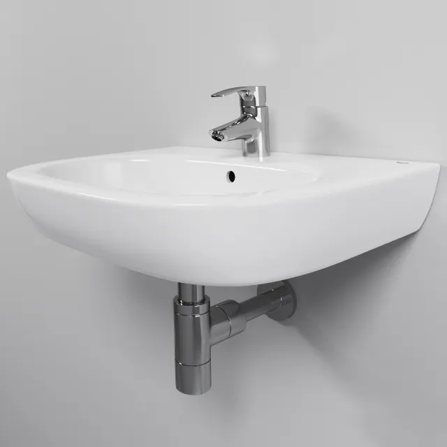 bathroom - Washbasin Roca Meridian 3D Model