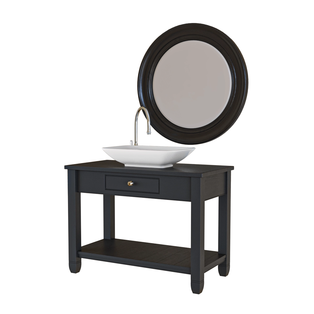 bathroom - Washbasin set 3 3D Model