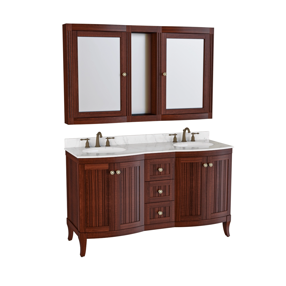 bathroom - Washbasin set 3D Model