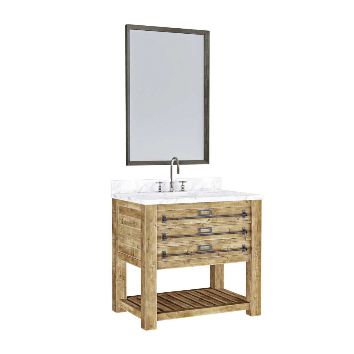 bathroom - Washbasin set 3D Model