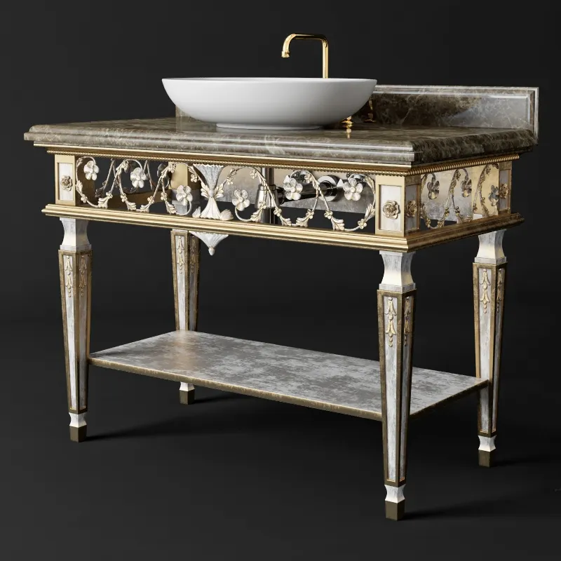 bathroom - Washbasin Standard Esco 03 3D Model