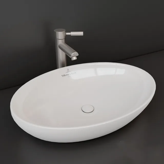 bathroom - Washbasin Villeroy and Boch Artis 419861R1 3D Model
