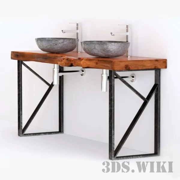bathroom - Washbasins 3D Model
