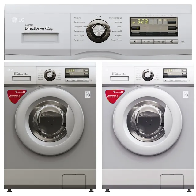 bathroom - Washing Machine LG F1096ND3 3D Model