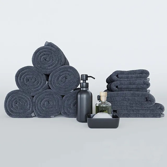 Bathroom_ accessories 3D Model