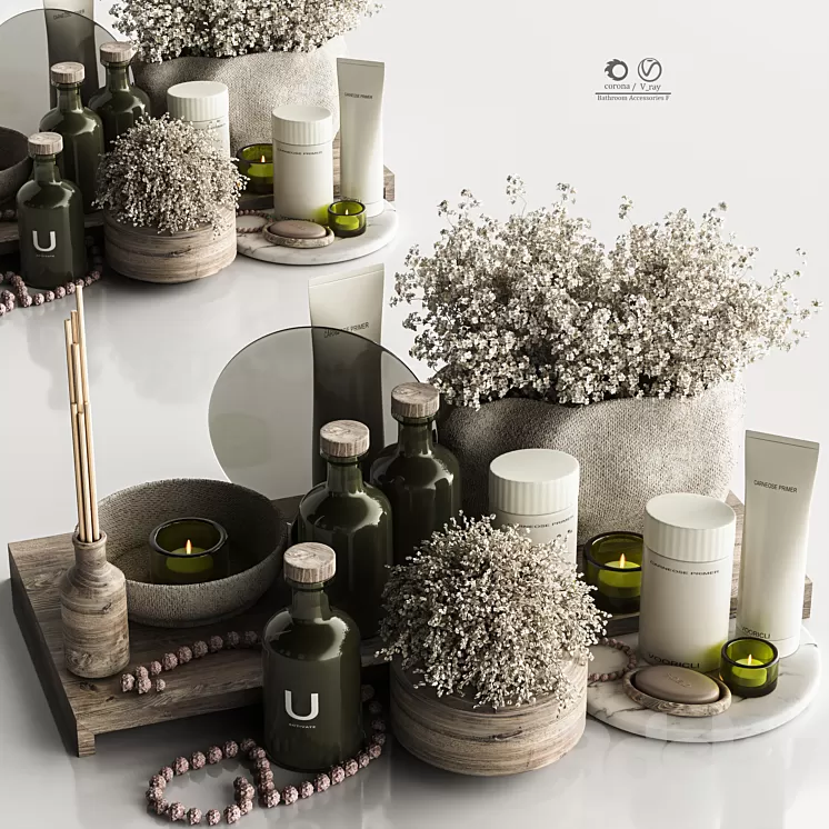 Bathroom_accessories_F 3D Model Free