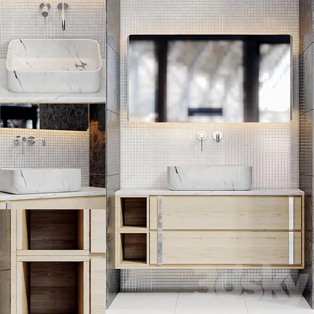 Bathroom_Furniture_Anati_Set01 3D Model