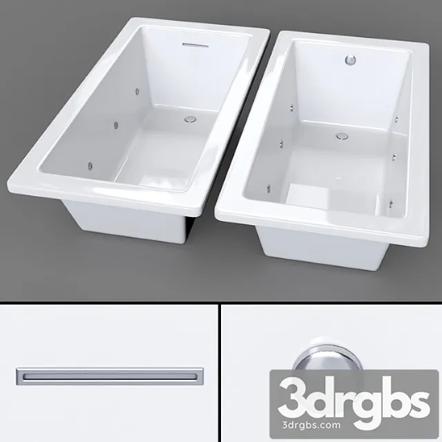 Bathtub by Hydrosystem Lacey 3D Model Free