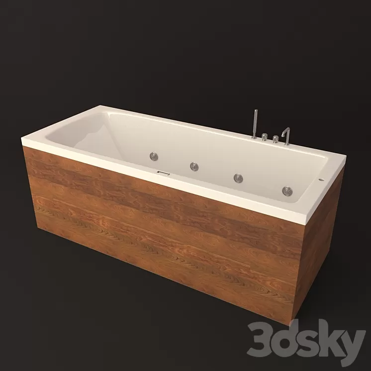 Bathtub HAFRO EVA. 3D Model