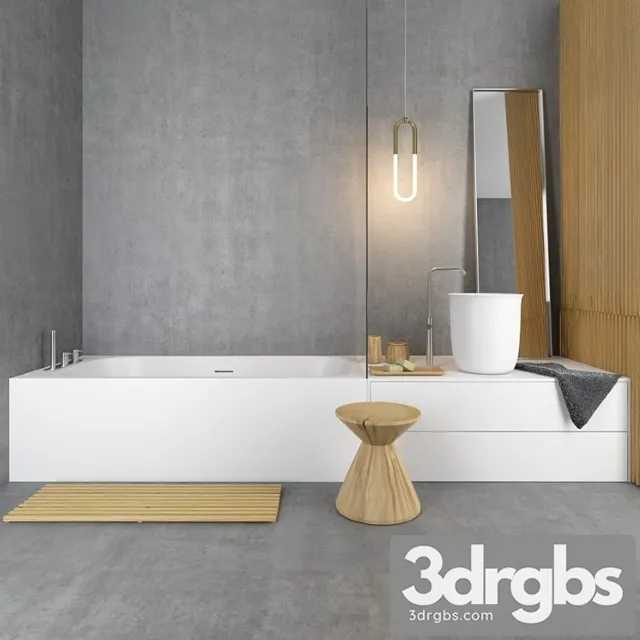 Bathtub R1 3D Model Free