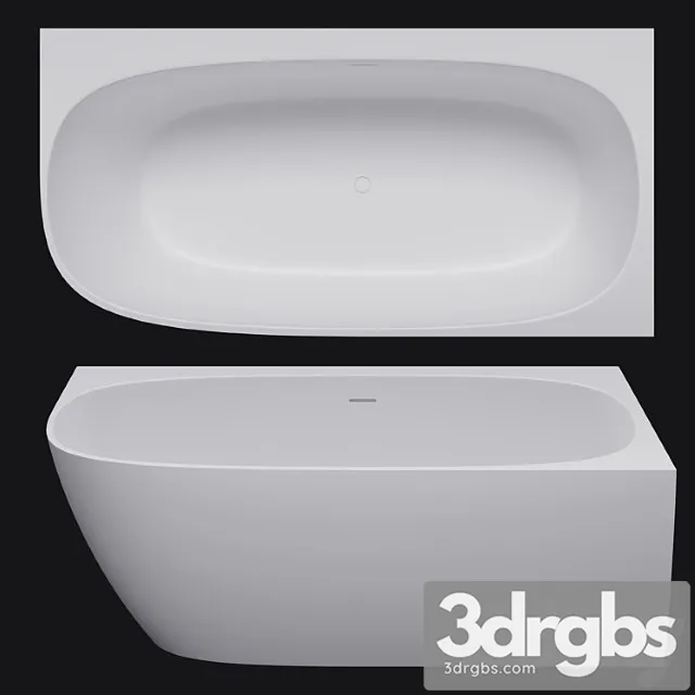 Bathtub Salini Sofia Wall 180 Corner 3D Model Free