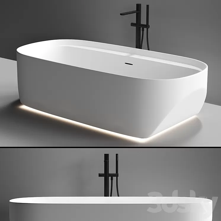 Bathtub SLED by ANTONIO LUPI 3D Model Free