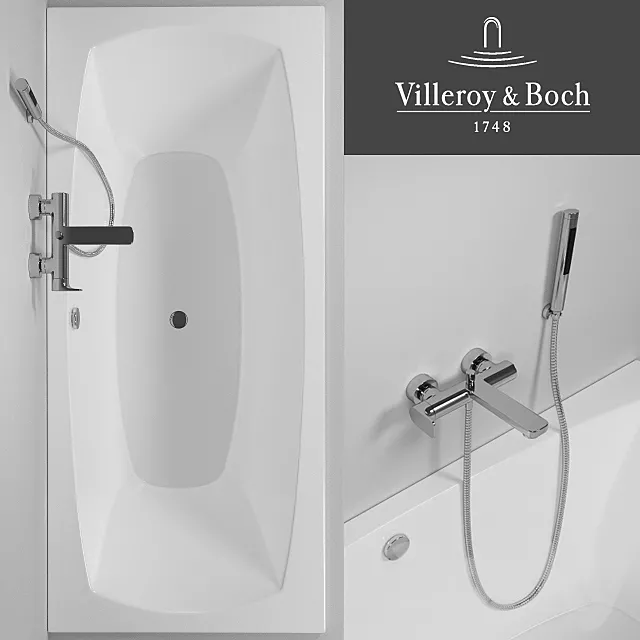 Bathtub Villeroy & Boch My Art Duo 3DModel