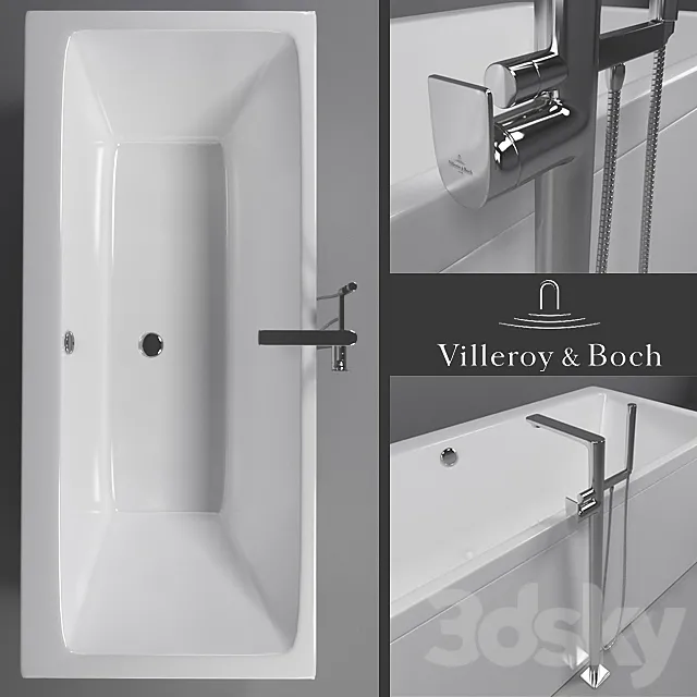 Bathtub Villeroy & Boch Subway 3DModel