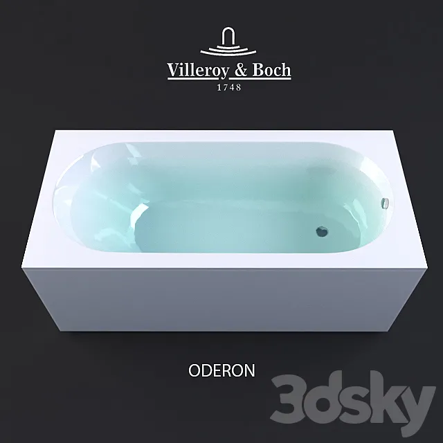 Bathtub Villeroy&Boch Oberon 3D Model