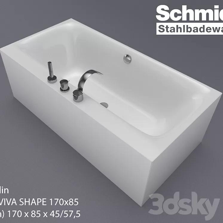 Bathtub VIVA SHAPE 170x85 3D Model