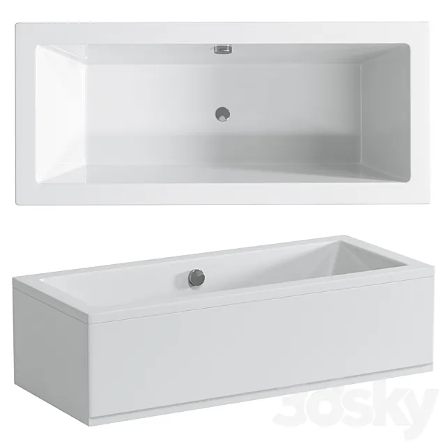 Bathtubs CEZARES PLANE 3D Model