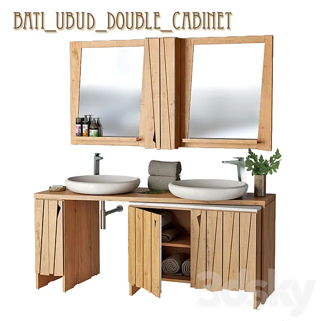Bati Ubud double withabinet 3D Model