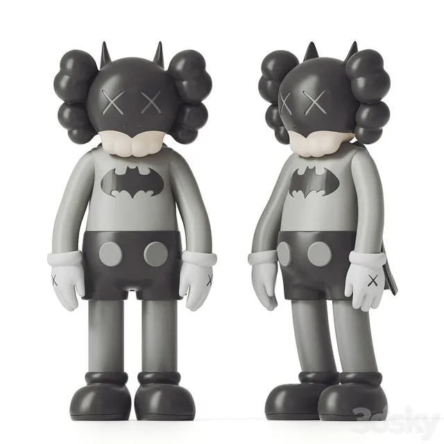 Batman Kaws 3D Model