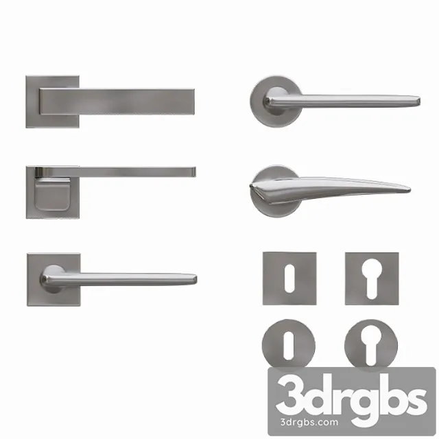 Battisti door handles 3D Model Free