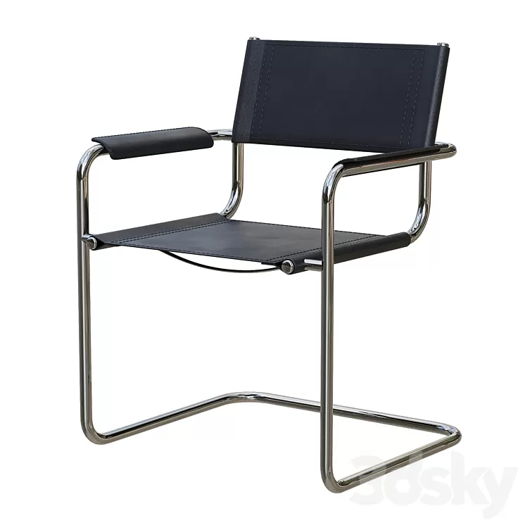 Bauhaus Armchair MS65 3D Model