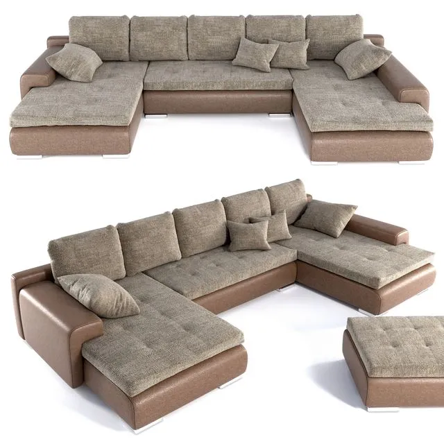 Baur Sofa 3D Model