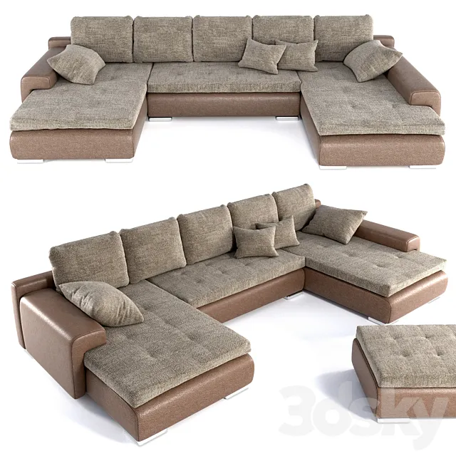 Baur Sofa 3D Model