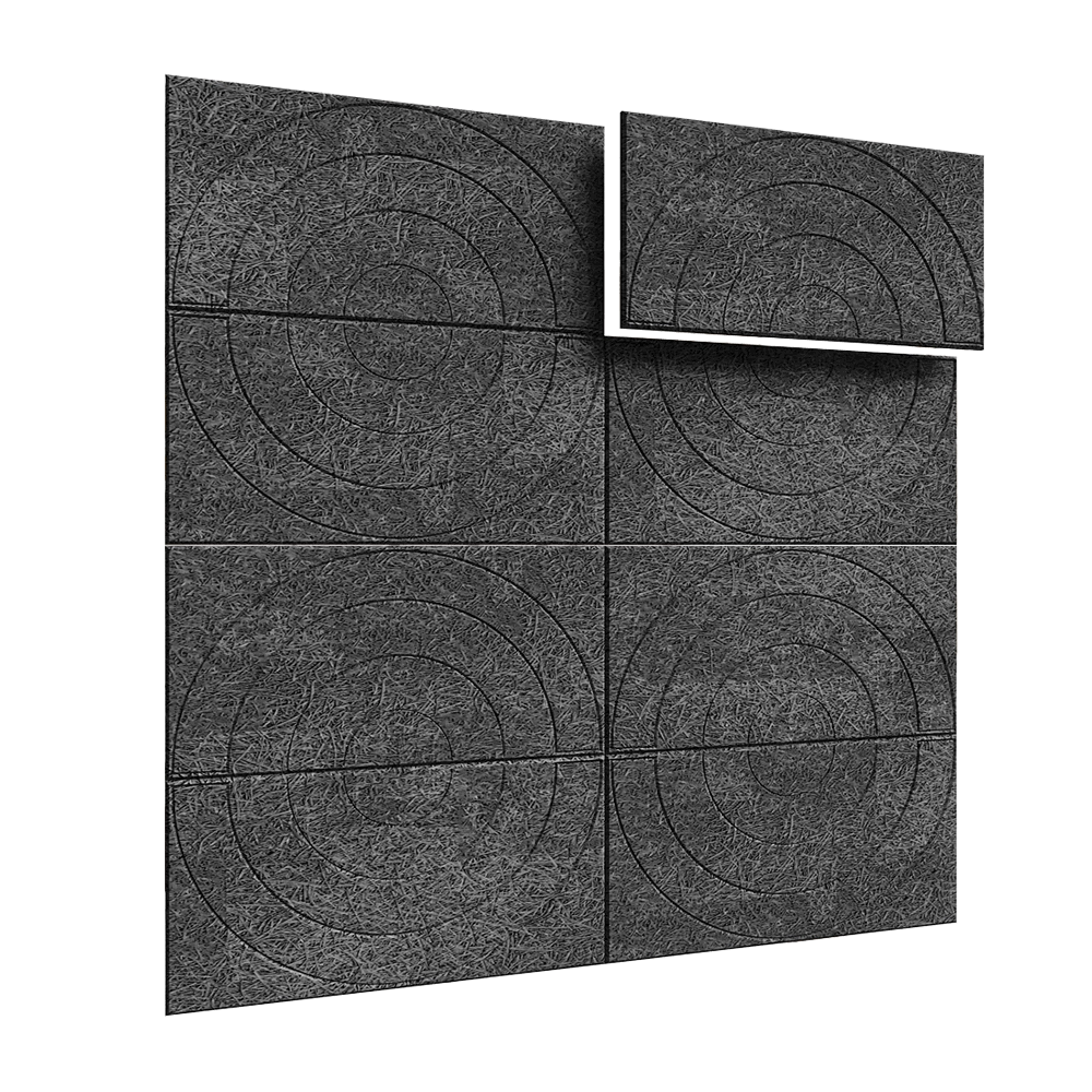 BAUX - Acoustic panel Wood Wool Arch 3D Model