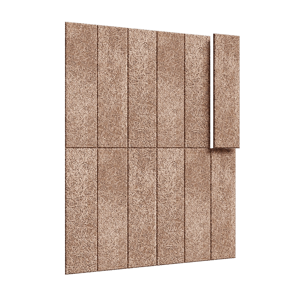 BAUX - Acoustic panel Wood Wool Plank Big 3D Model