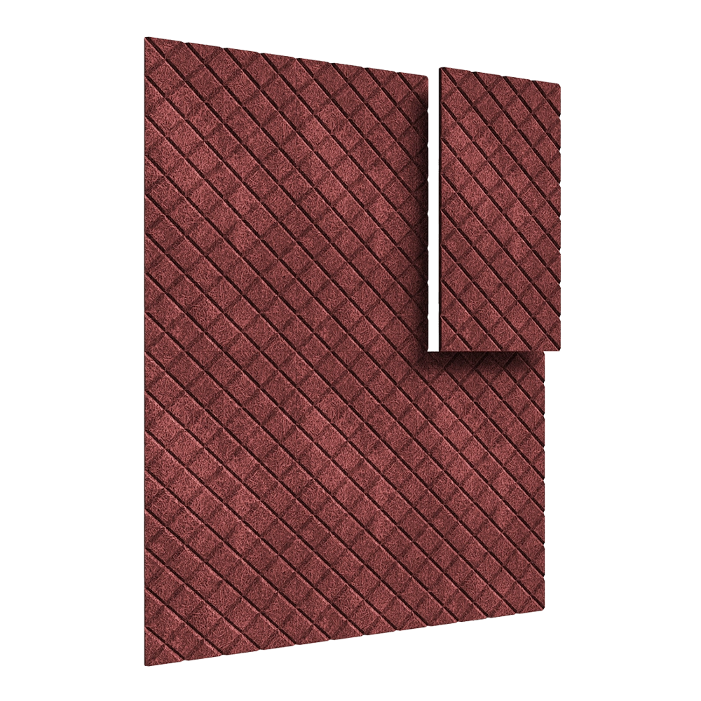 BAUX - Acoustic panel Wood Wool Quilted 3D Model