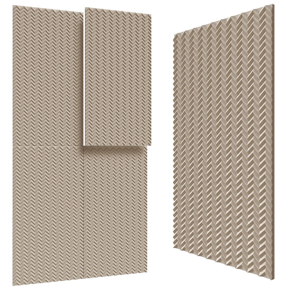 BAUX - Panel Pulp Origami Energy 3D Model