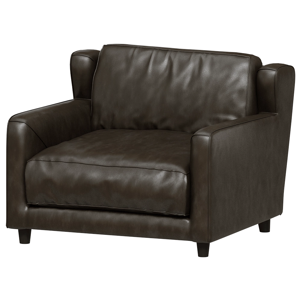 BAXTER - Armchair Bergere Longe 3D Model
