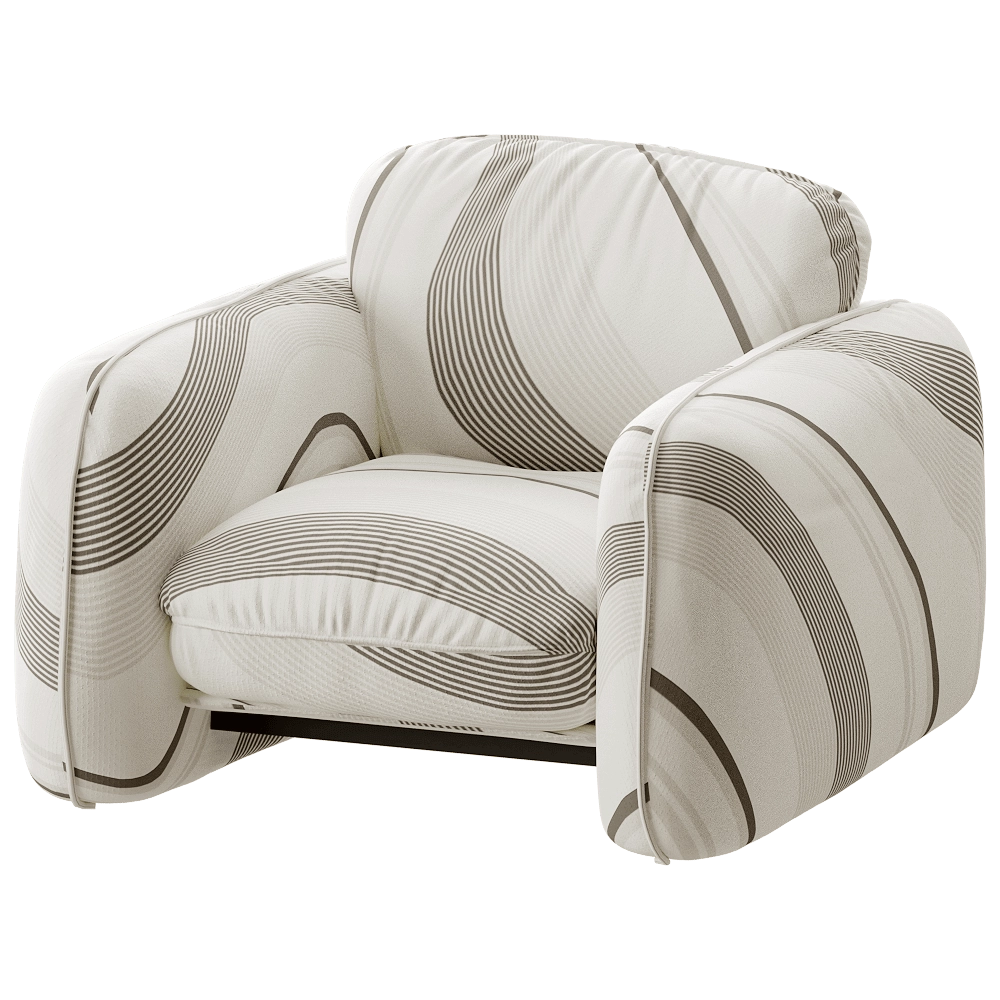 BAXTER - Armchair Brigitte 3D Model