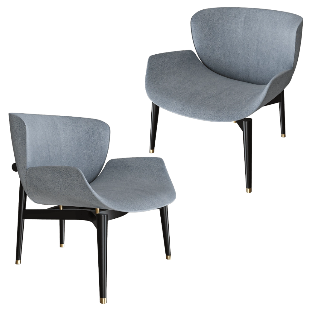 BAXTER - Armchair Jorgen 3D Model