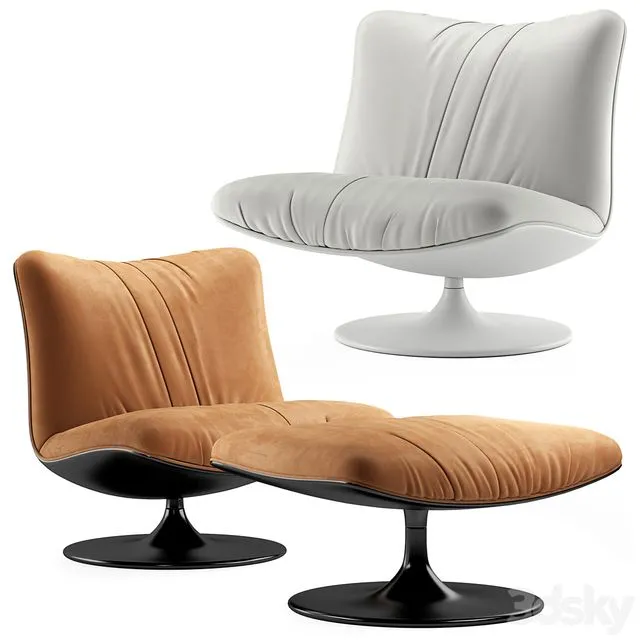 Baxter armchair Marilyn 3D Model
