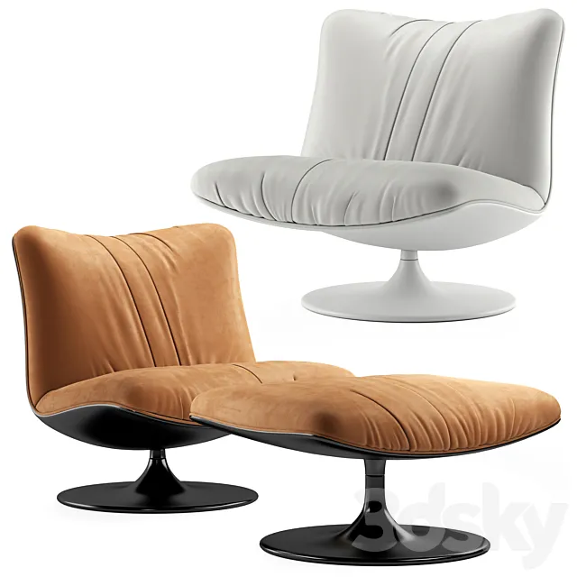 Baxter armchair Marilyn 3D Model