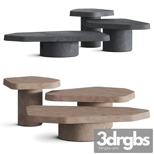 Baxter Bao Coffee Tables 3D Model Free