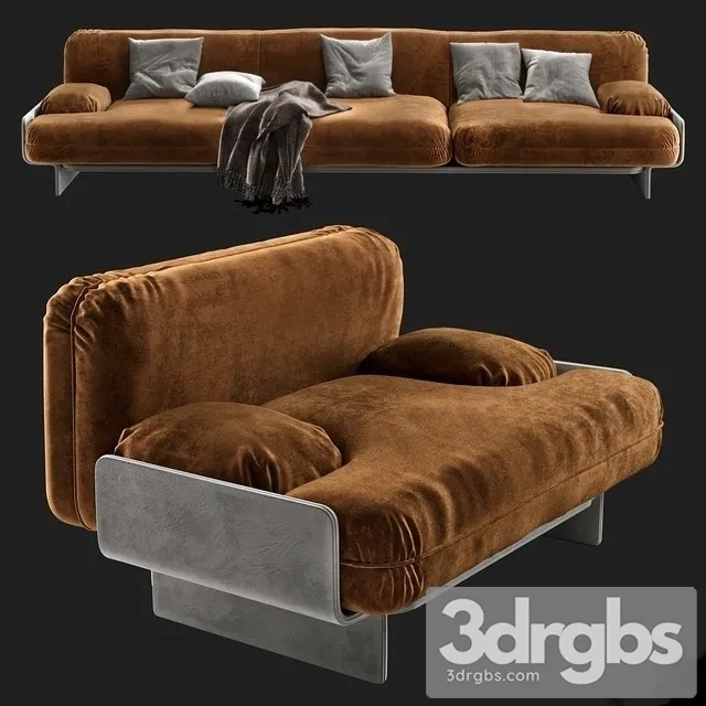 Baxter Bardot Sofa 3D Model Free