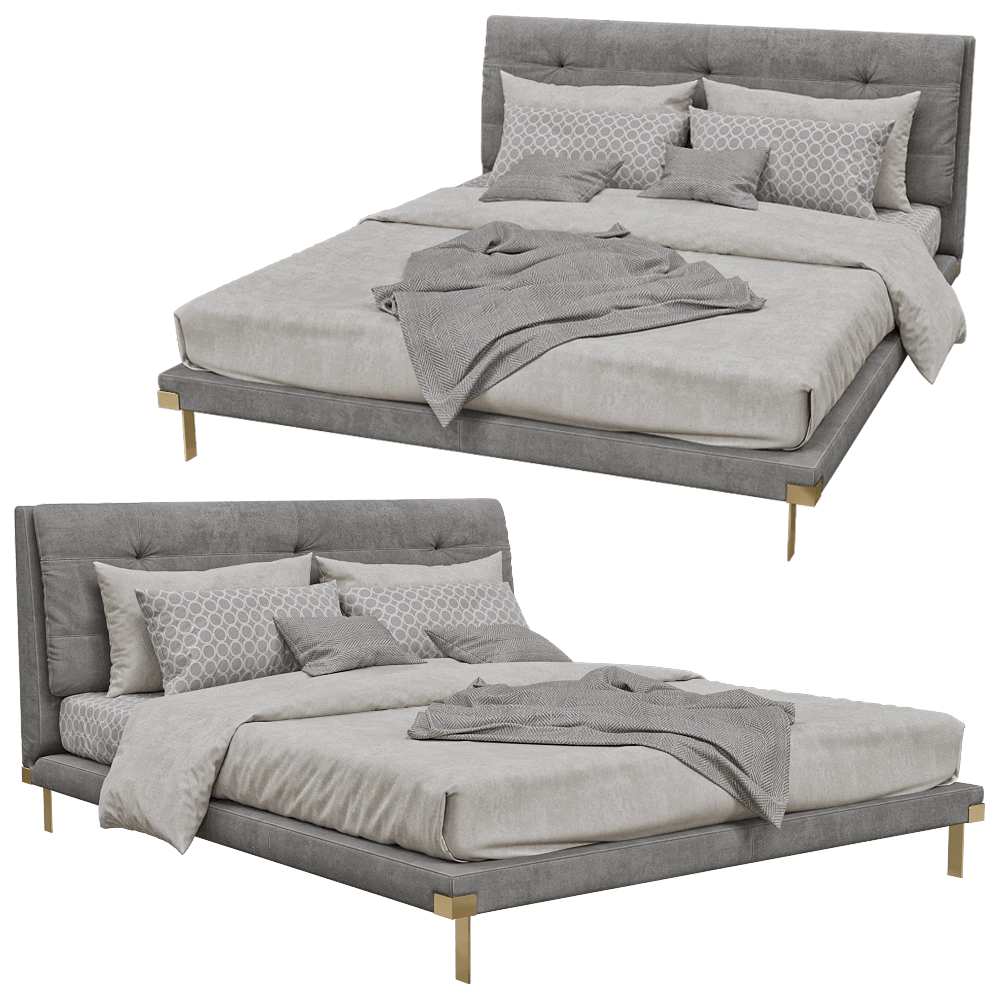 BAXTER - Bed VIKTOR 3D Model