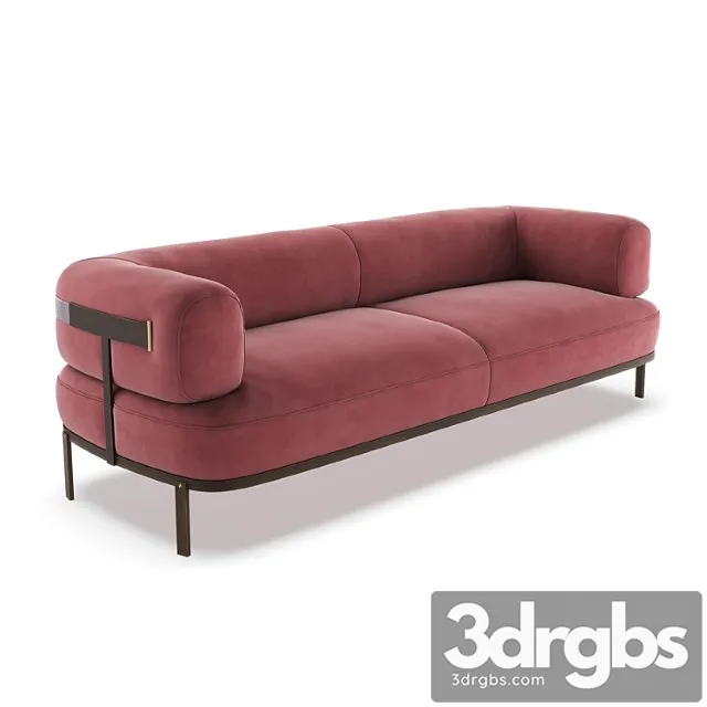 Baxter Belt Sofa 1 3D Model Free