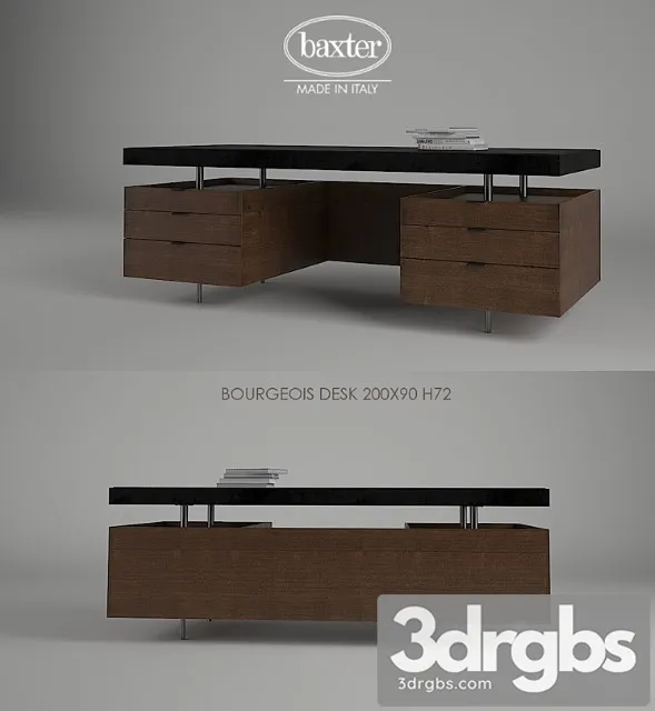 Baxter Bourgeois Desk 3D Model Free