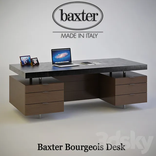 Baxter Bourgeois desk 3D Model