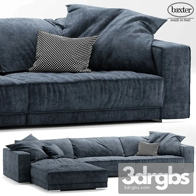 Baxter Budapest Soft Sofa 01 3D Model Free