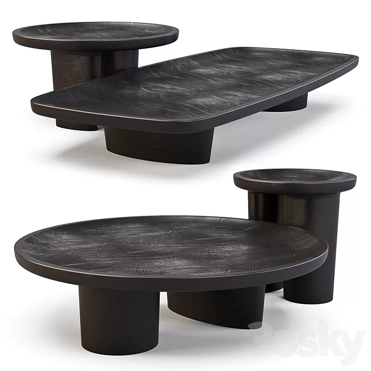 Baxter: Calix - Coffee Tables 3D Model