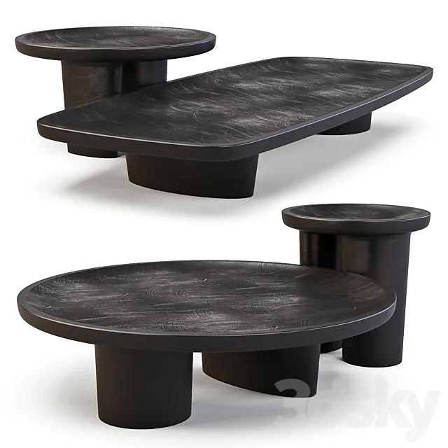 Baxter: Calix – Coffee Tables 3DModel