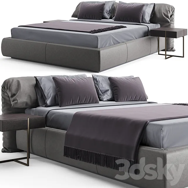 Baxter Casablanca Bed 3DModel