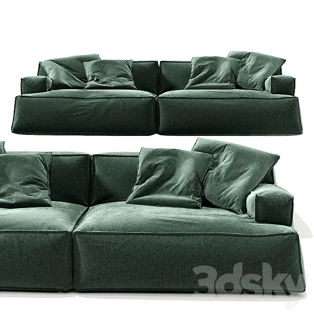 Baxter DAMASCO SOFA 3D Model