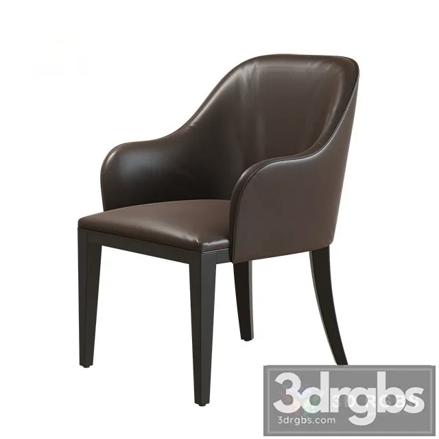 Baxter Decor Armchair 3D Model Free